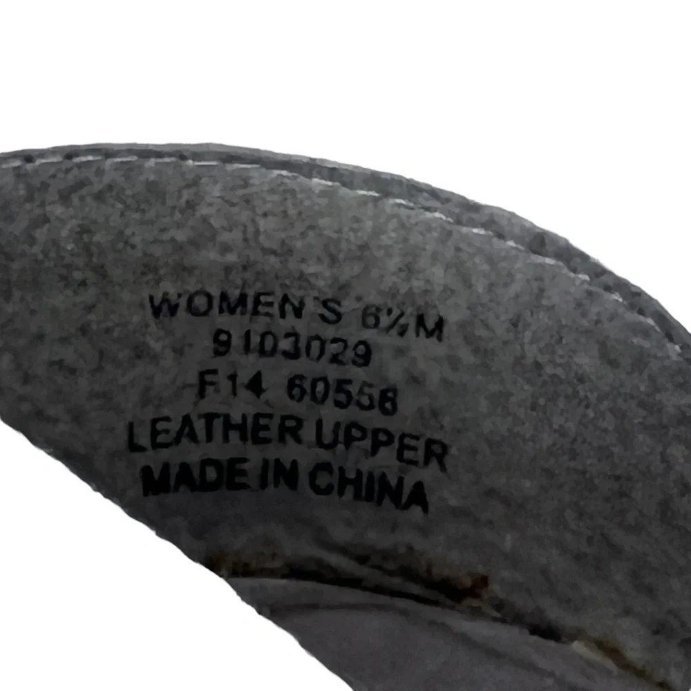 Sperry Harlow women's Grey suede leather wedge booties size 6.5 - Picture 12 of 13